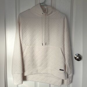 Nine West Cream Quilted Sweater